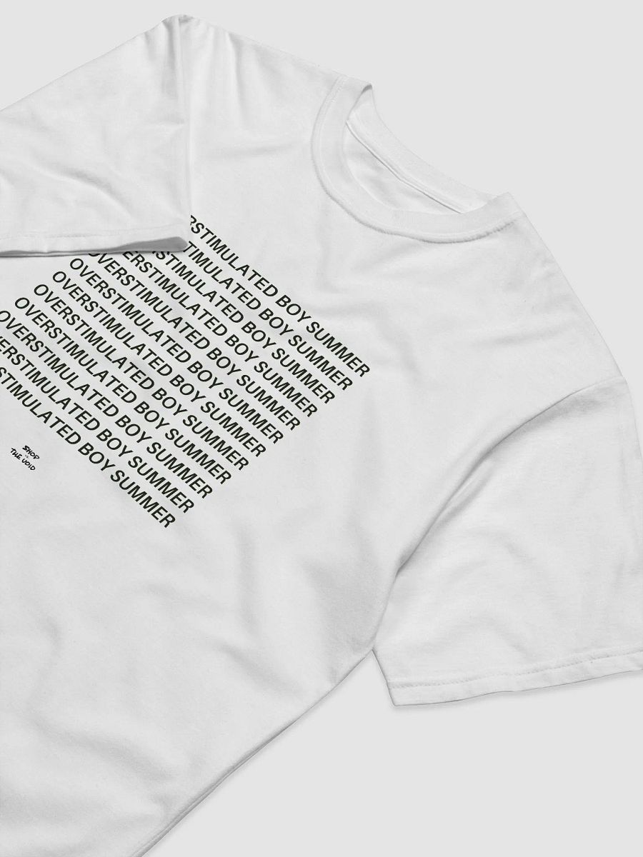 OVERSTIMULATED BOY SUMMER black eco tee product image (3)