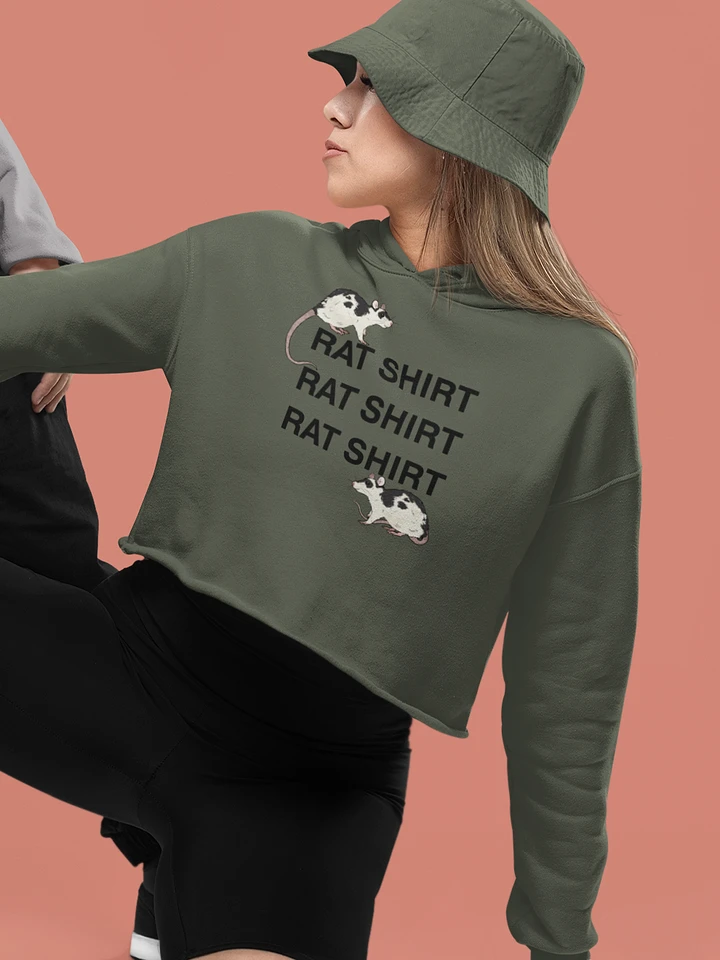 Rat Shirt 2023 fleece crop hoodie product image (1)
