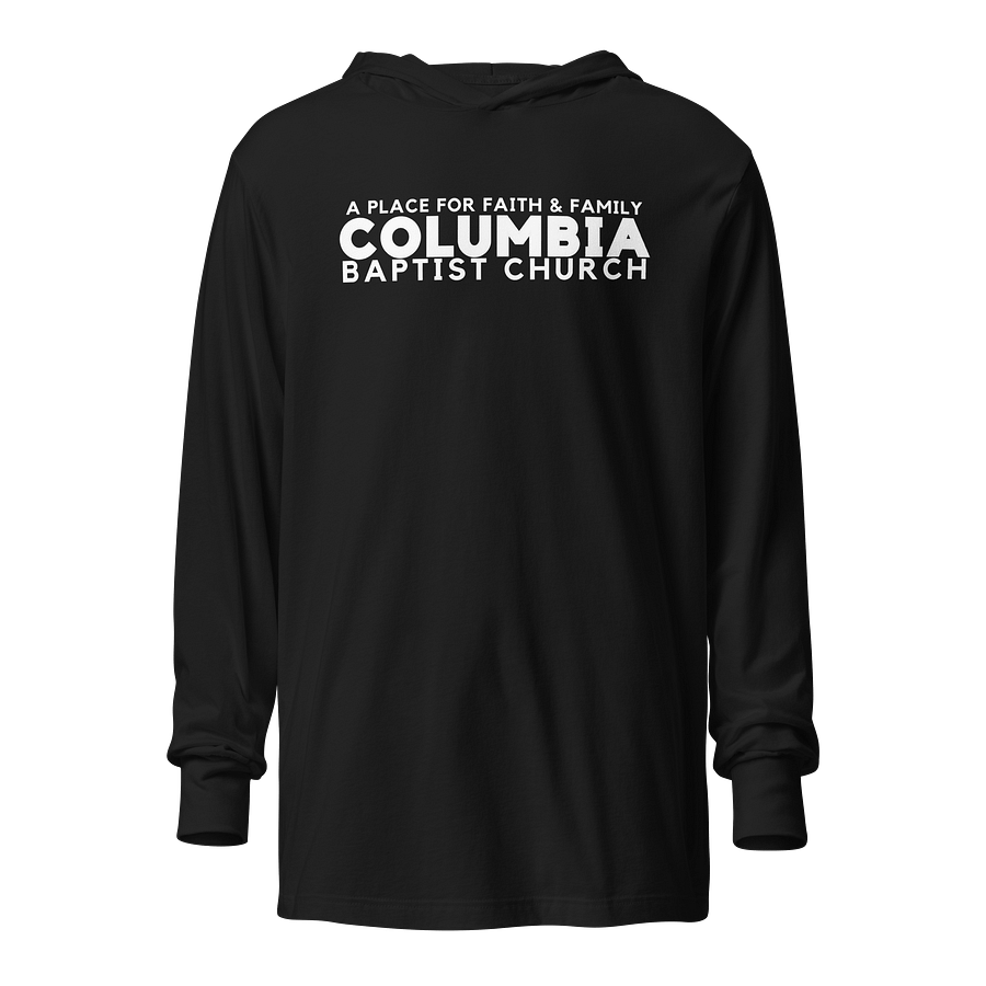 A Place for Faith & Family Bella+Canvas Unisex Hooded Long Sleeve Tee product image (1)