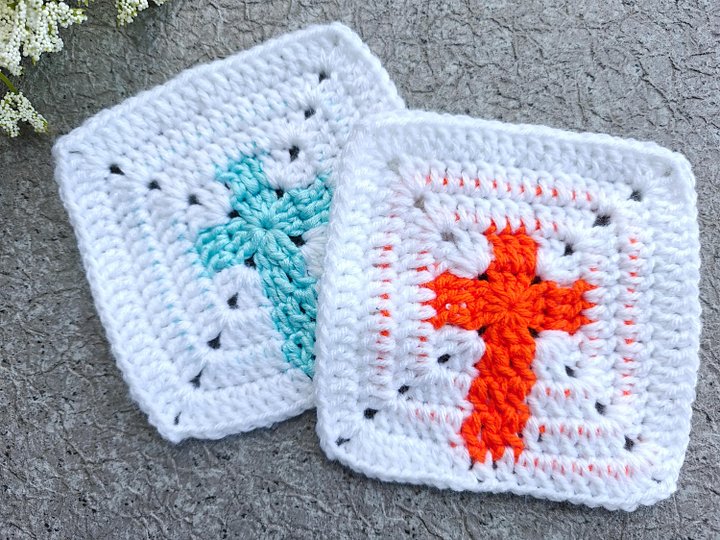 Crochet Cross Motif Block Pattern product image (2)
