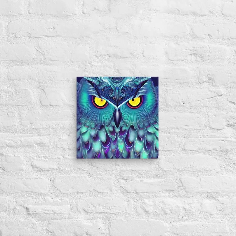 Fantasy Fractal Owl Art - v5 product image (12)