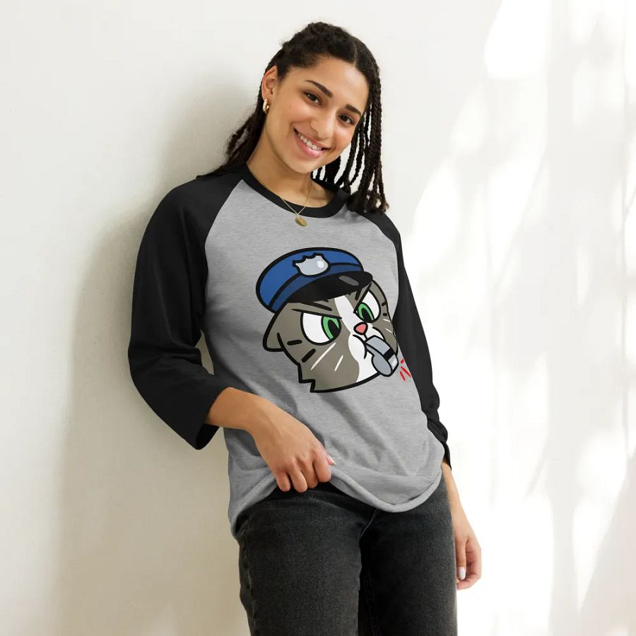 Officer Kitty Cat Raglan product image (20)