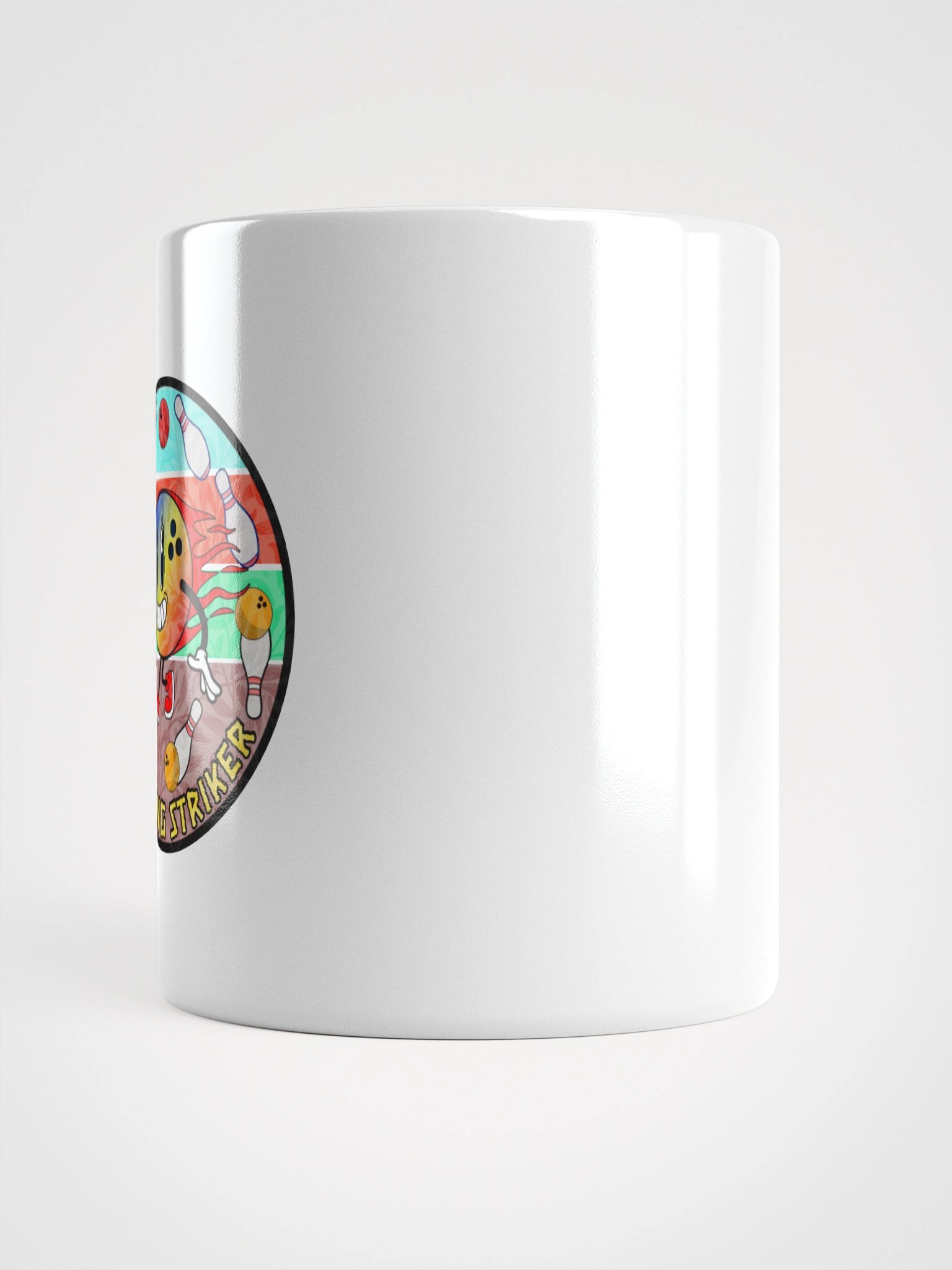 Bowling Striker White Glossy Mug product image (10)