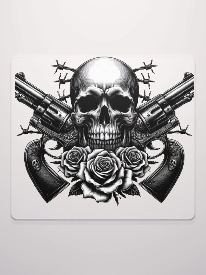 Skull and Roses Gaming Mouse Pad product image (3)