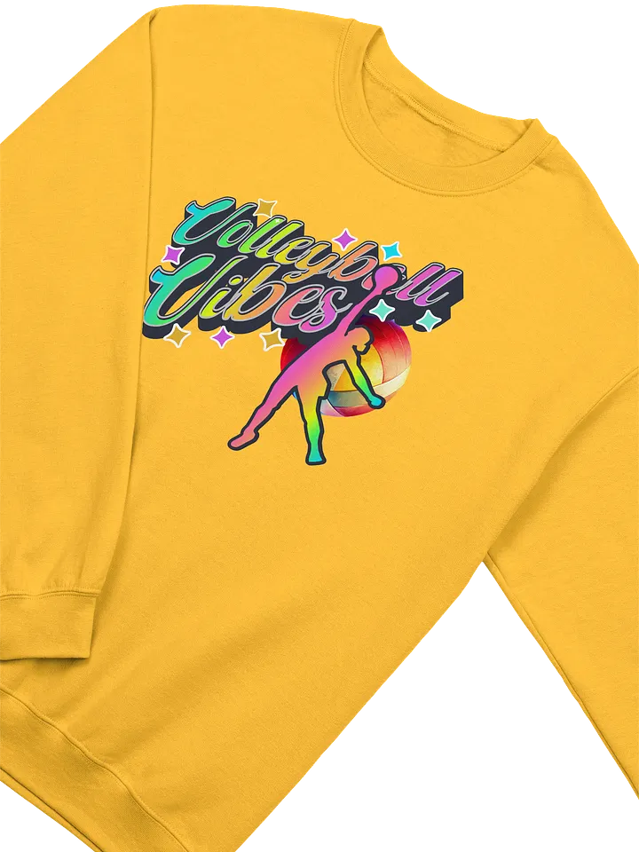 Volleyball Vibes Female Vibrant Sweatshirt product image (2)