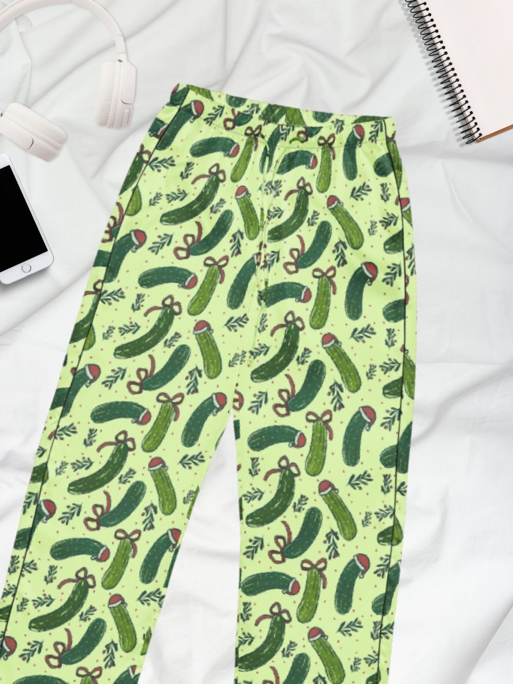 Christmas Pickles Patterned Pyjama Pants product image (1)