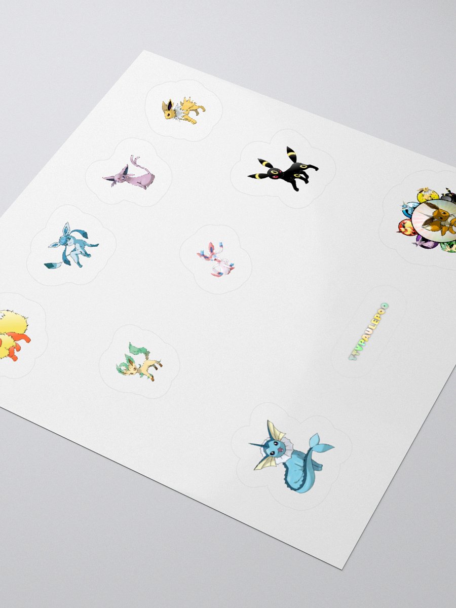 Charming Pokémon Trio Kiss Cut Stickers product image (12)
