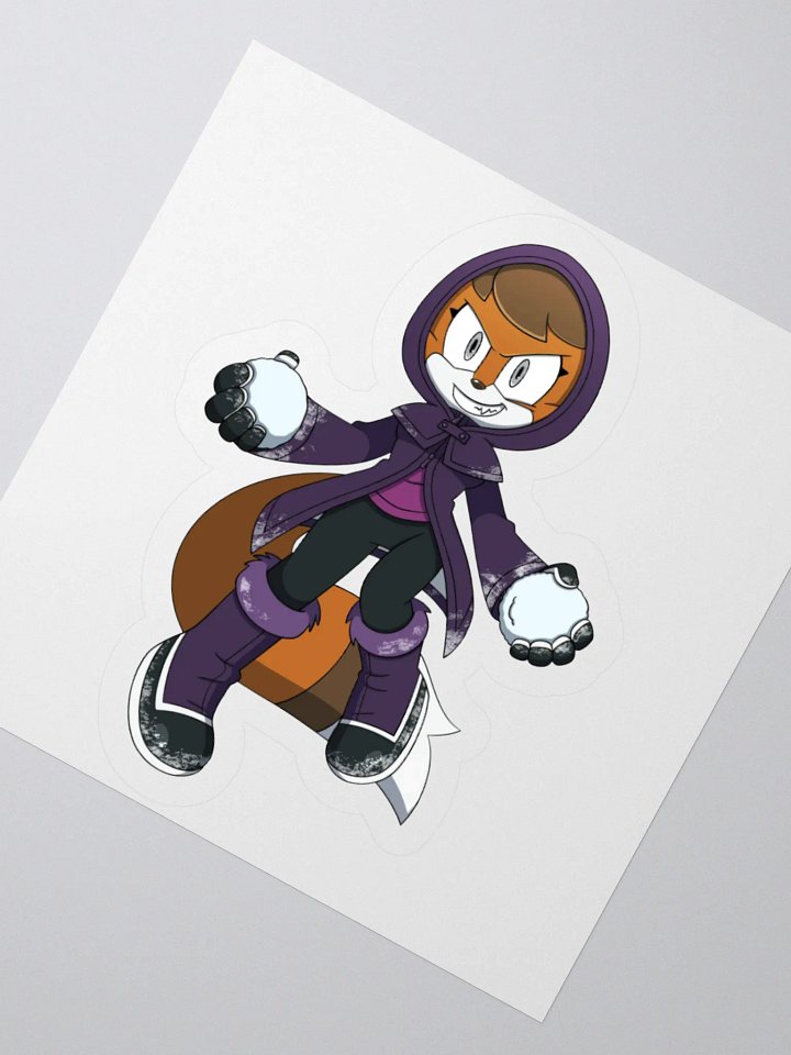 Snowball Fight Cinder Sticker product image (5)