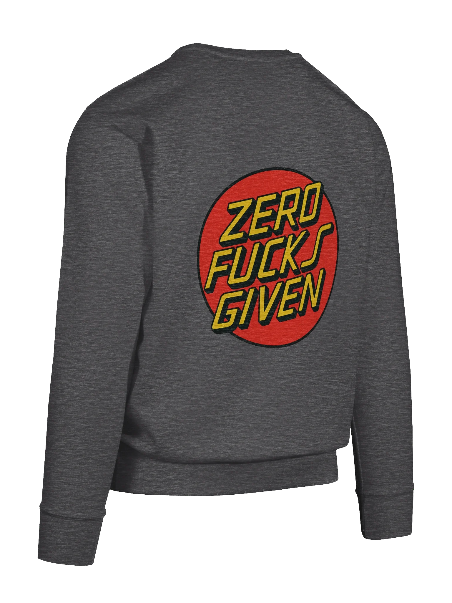 ZERO F*S GIVEN – Bold Skate Logo Parody** product image (12)