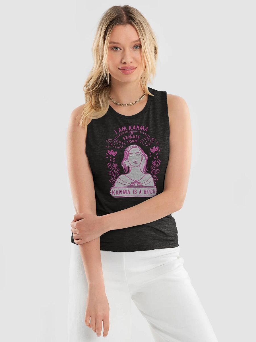 Karma Queen Floral Muscle Tank product image (3)