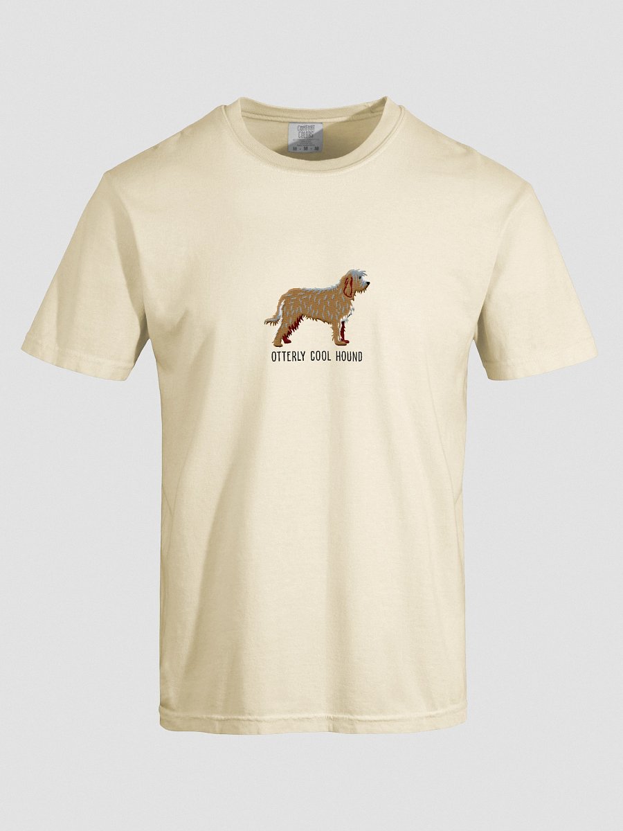 Otterly Cool Hound T-Shirt(Embroidered) of an Otterhound(Wheaten) product image (57)