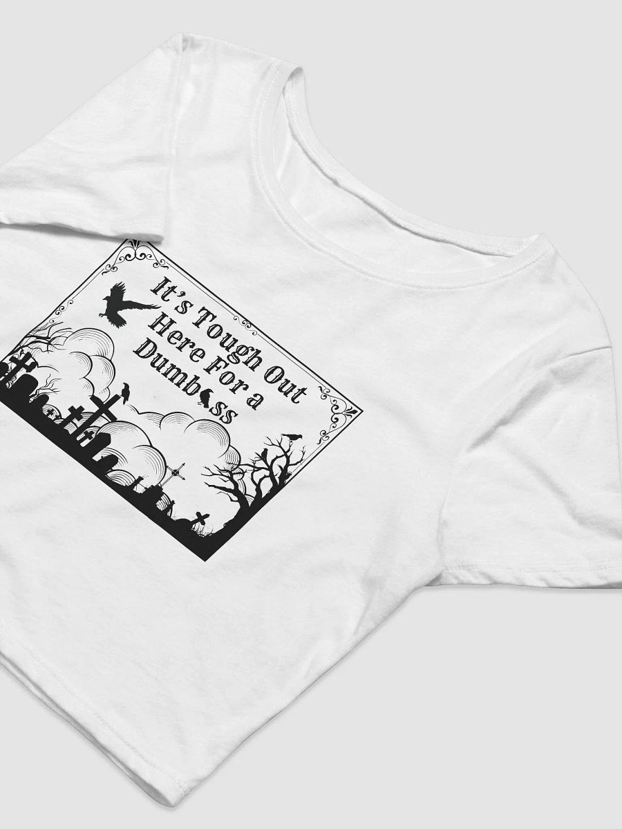 It's Tough Out Here Cropped Tee (Black Design) product image (5)
