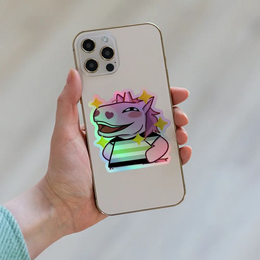 AGENDER Pride Holographic Sticker product image (8)