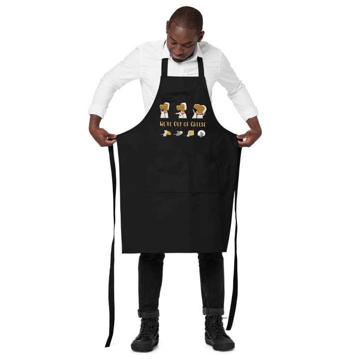 We're Out of Cheese Apron product image (2)