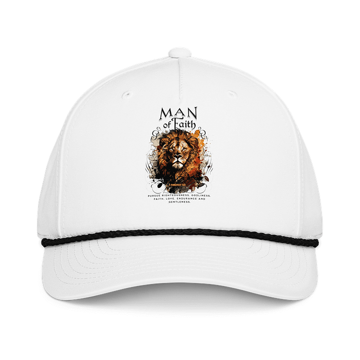 Man of Faith Embroidered Five-Panel Cap product image (1)