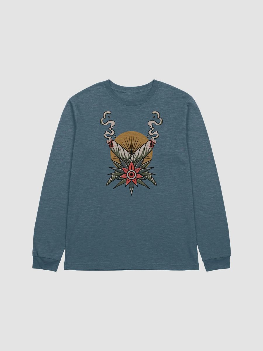 Vintage Weed - Old School Style Cannabis L/S t-shirt product image (2)