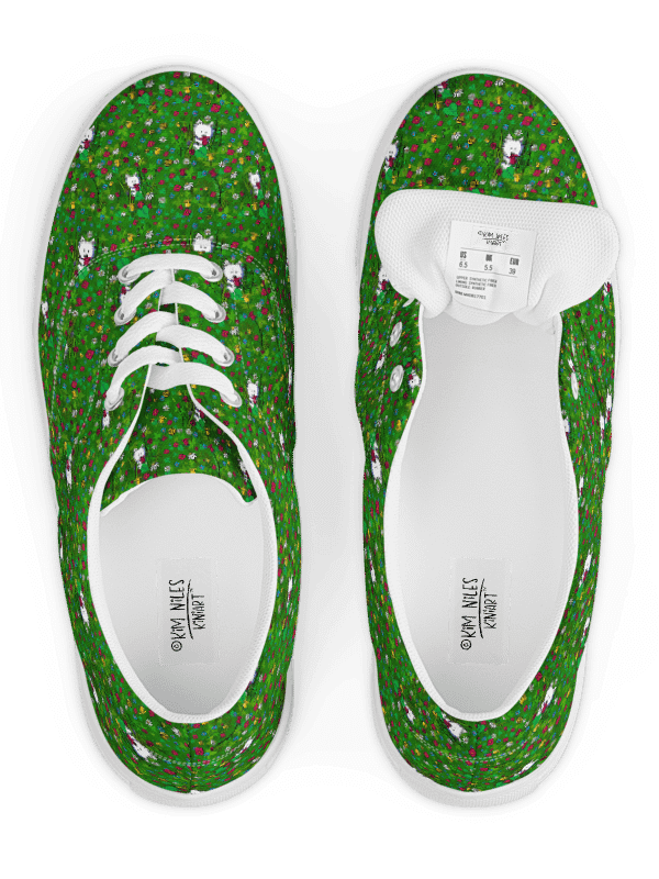 Westie Dog Garden Helper Canvas Sneakers product image (8)