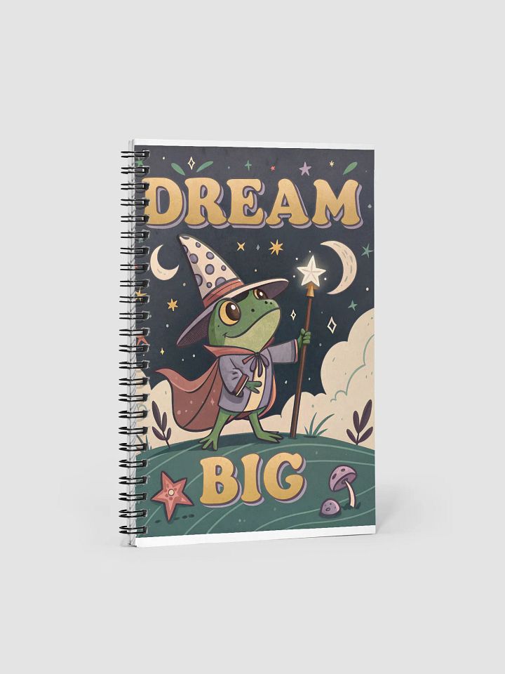 Wizard Frog Spiral Notebook product image (1)