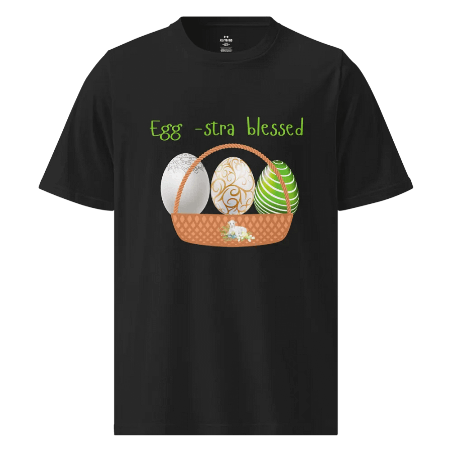 Egg-stra Blessed Decorated Easter Eggs in Wicker Basket product image (1)