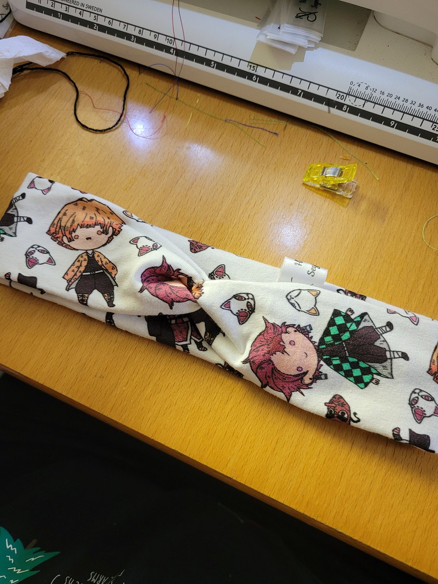 White anime headband product image (1)