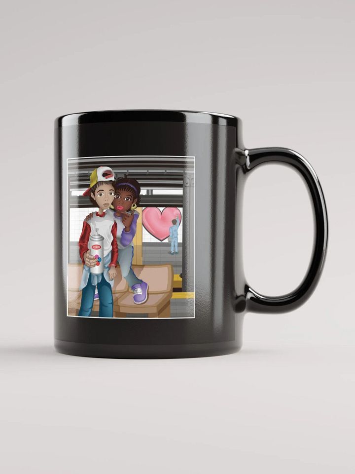 Graffiti Couple Mug - Black product image (2)