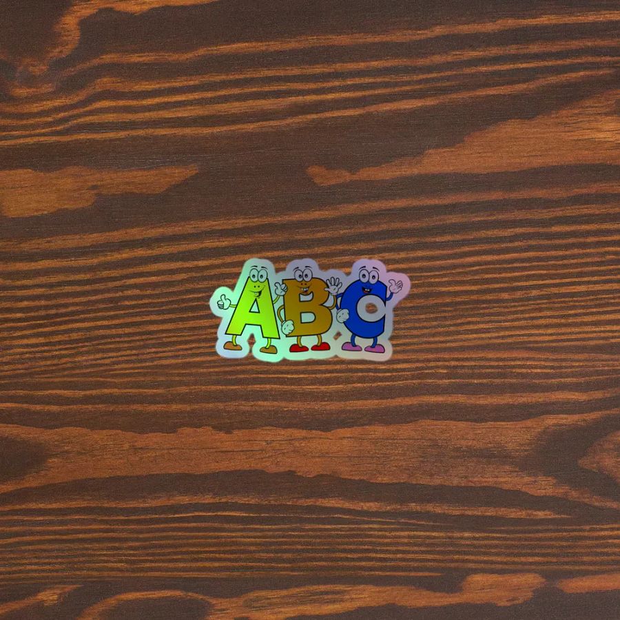 ABC Holographic Cartoon Character Sticker product image (5)
