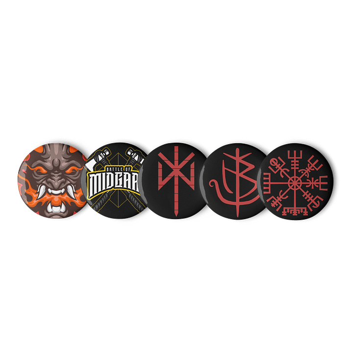 MUSPELHEIM FIRE GIANTS BADGE SET product image (1)