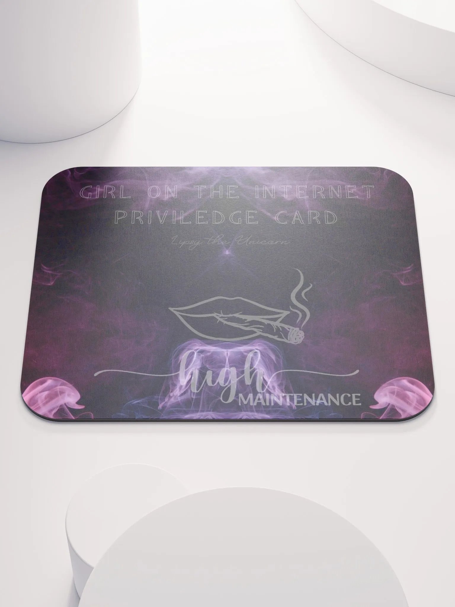 GIRL ON THE INTERNET MOUSE PAD product image (1)