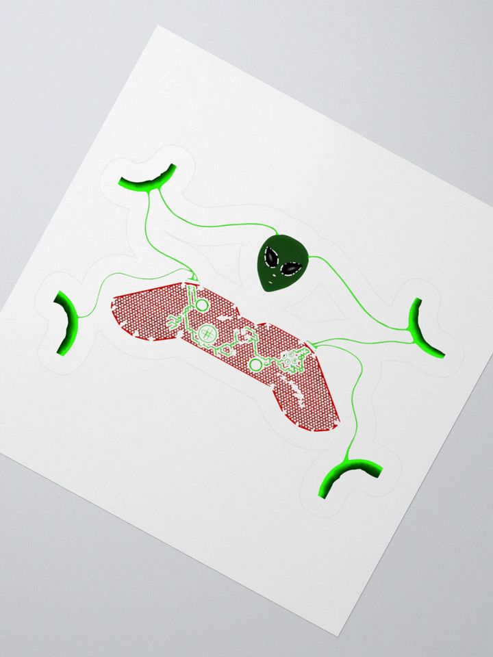Alien Gaming Controller Sticker Pack product image (2)
