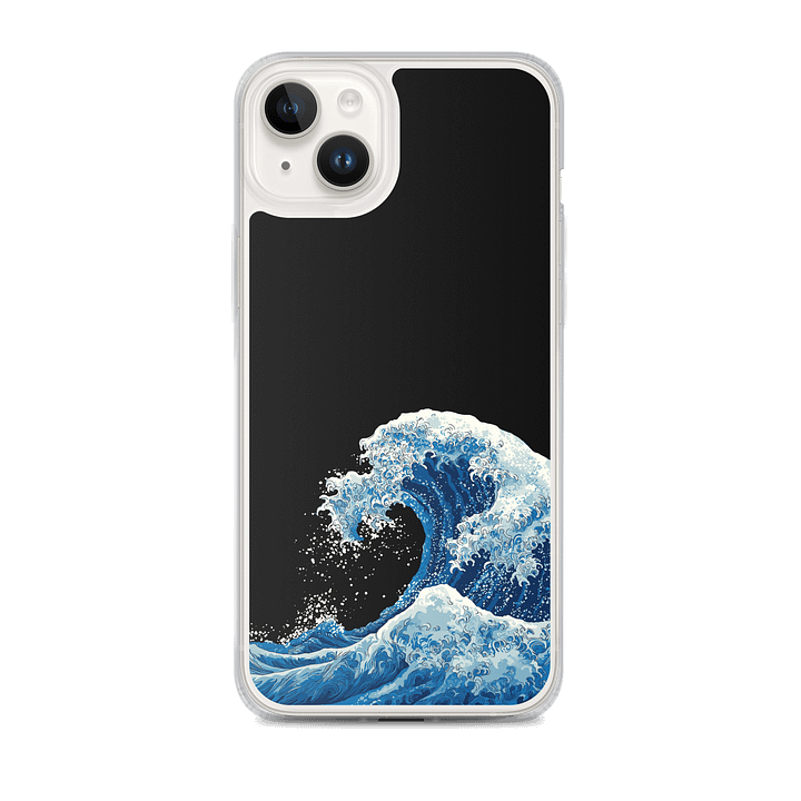 Wave iPhone Clear Case product image (1)