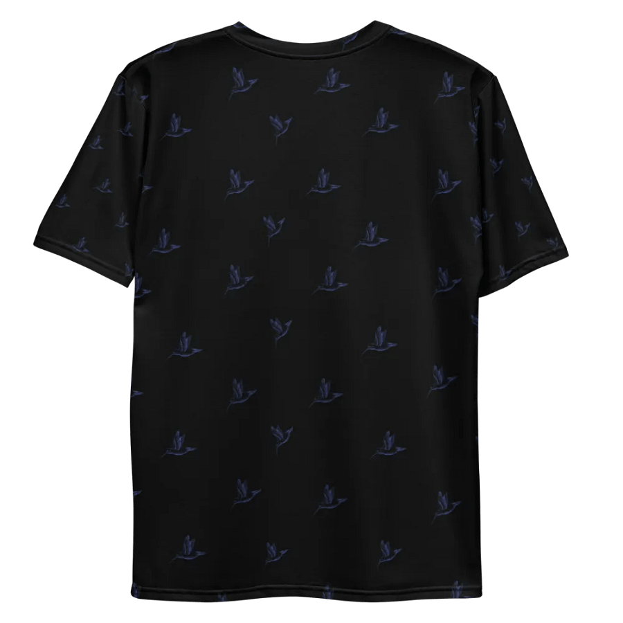 humming birds on black t shirt product image (9)
