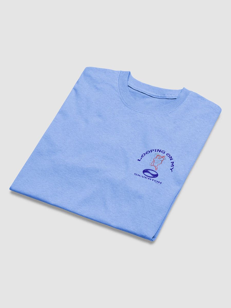 Looping On My Silverton - T-Shirt - Light Shirt w/Blue Logo product image (3)