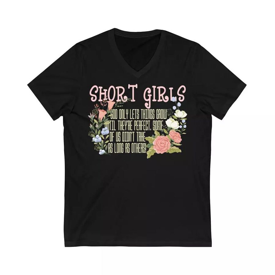 Floral Short Girls God Only Lets Things Grow Flower Vintage T Shirt Men Women product image (5)