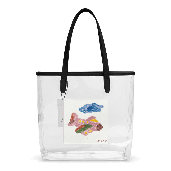 Kid Airplane (Clear Tote Bag) product image (2)