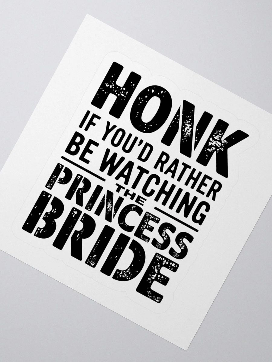 Princess Bride Honk Kiss Cut Stickers product image (5)