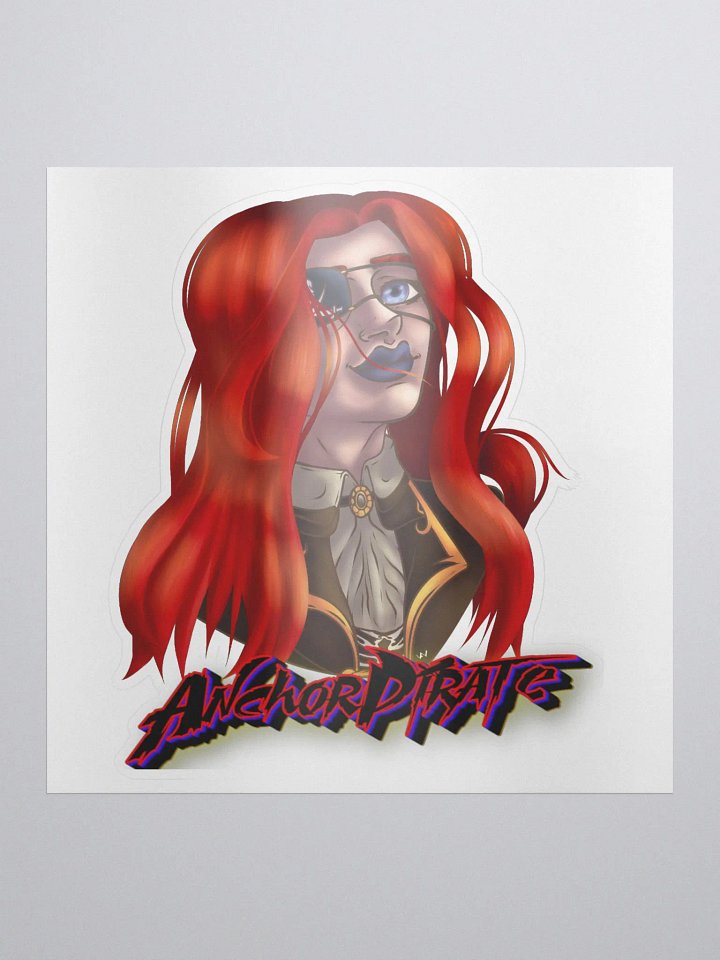 Anchor pirate logo sticker product image (1)