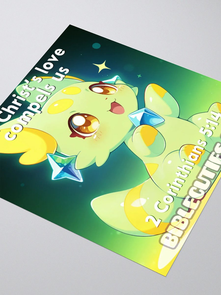Bible Cuties Beatrice - For Christ's love compels us Sticker product image (6)