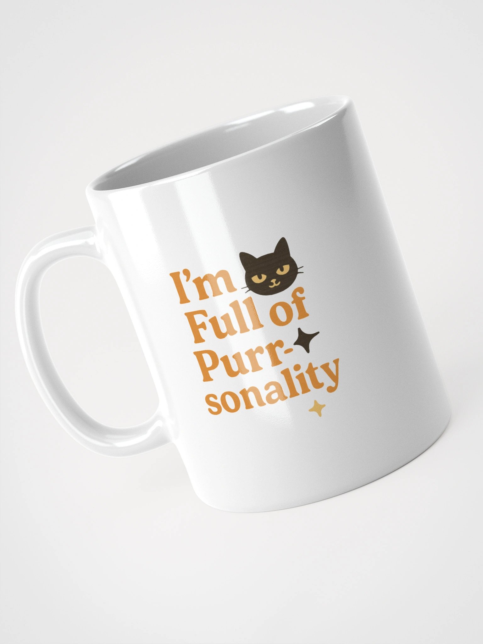 I’m Full of Purr-sonality White Glossy Mug product image (7)