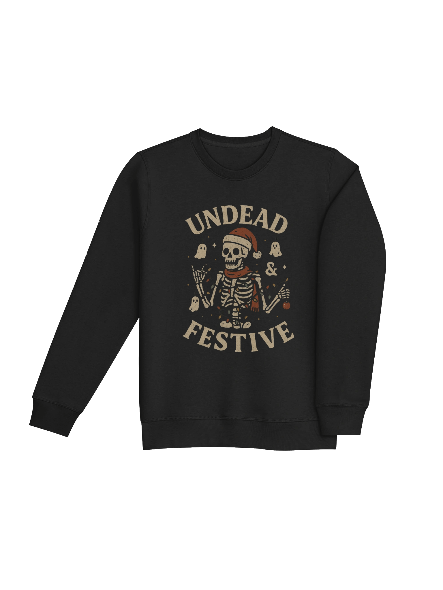 Undead & Festive Skeleton Christmas Sweatshirt product image (7)