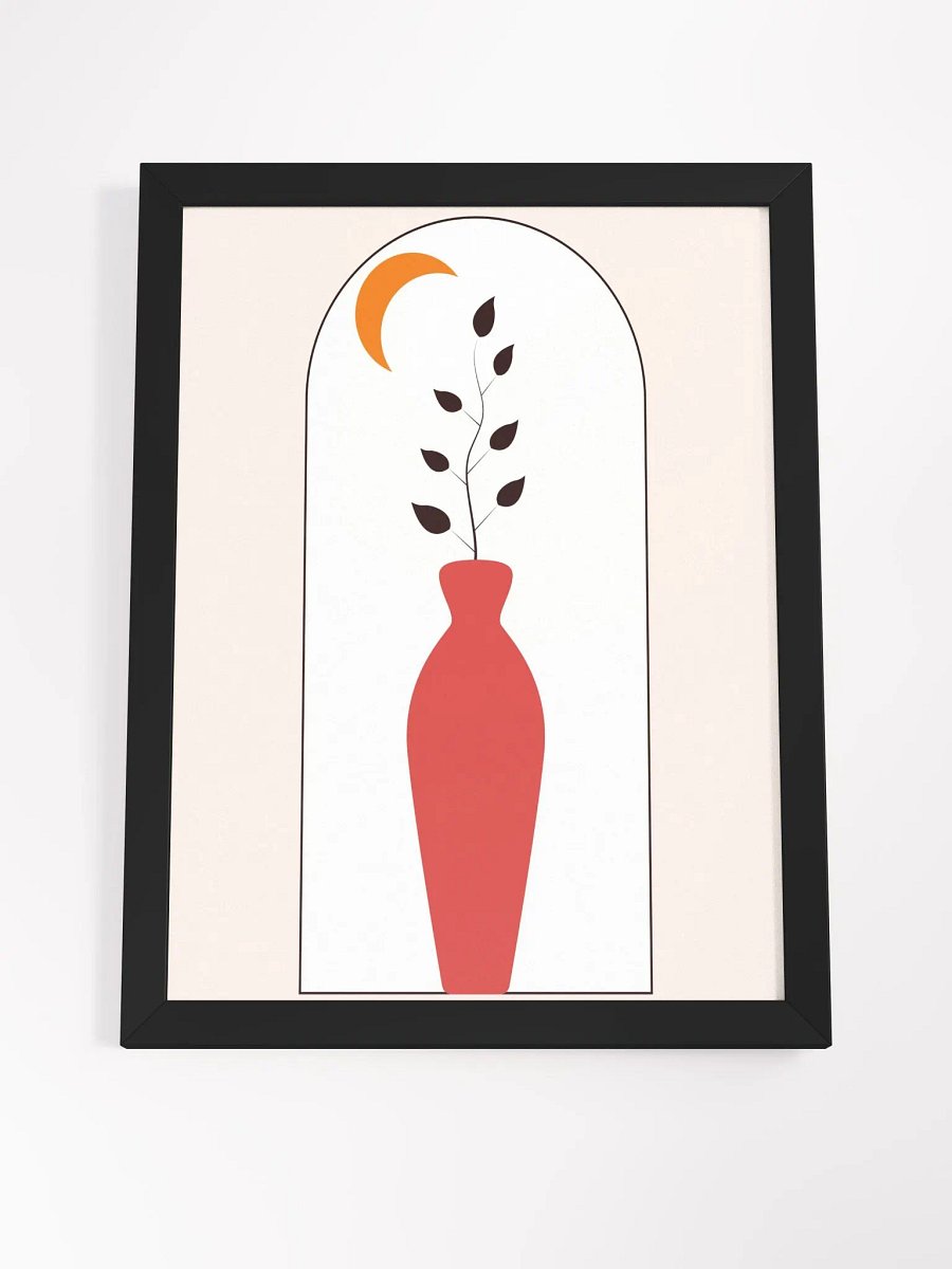 Crescent Moon Vase Poster product image (47)