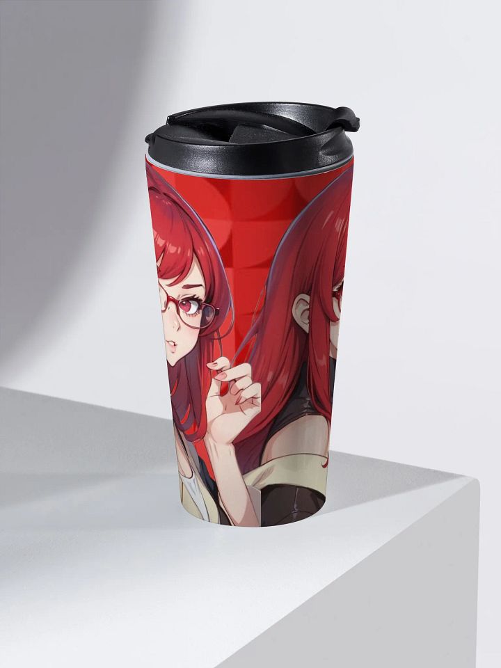 (Red WAIFU) K Stainless Steel Travel Mug product image (2)