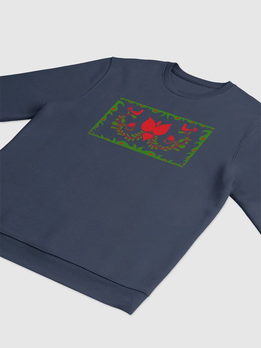 Deep Blues Hungarian Floral Harmony Eco Sweatshirt product image (3)