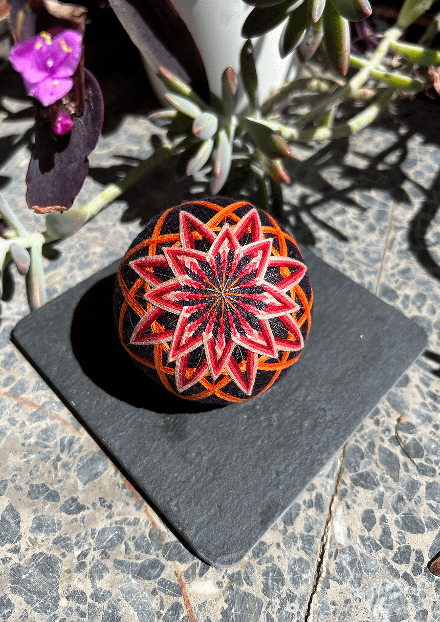 Temari | Chrysanthemum Red product image (1)