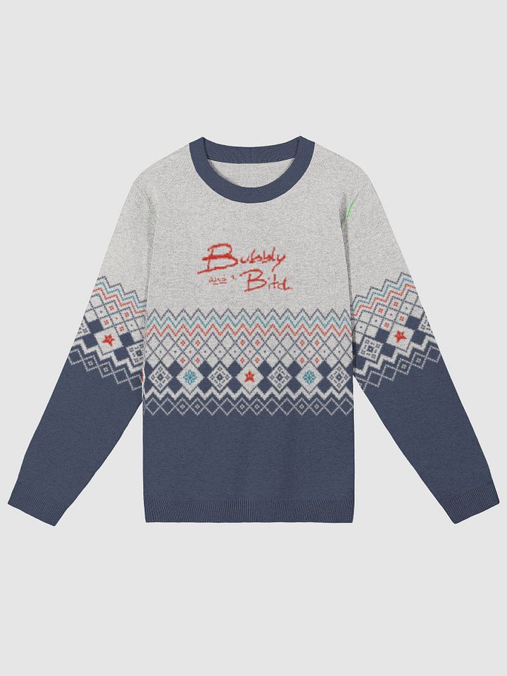 Bubbly and a B*tch (holiday sweater 1) knitwear classic crewneck product image (2)