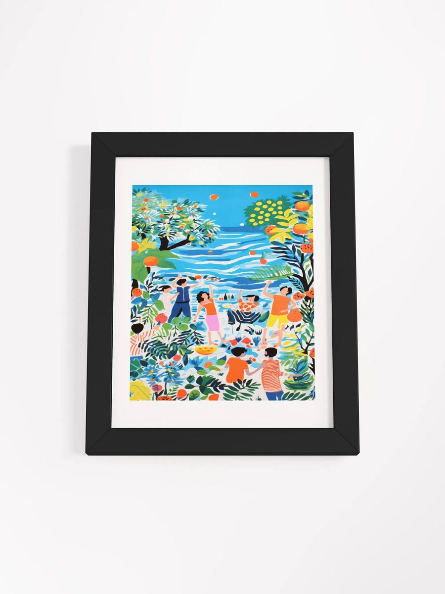 'Life in Paradise' Framed Matte Poster product image (3)