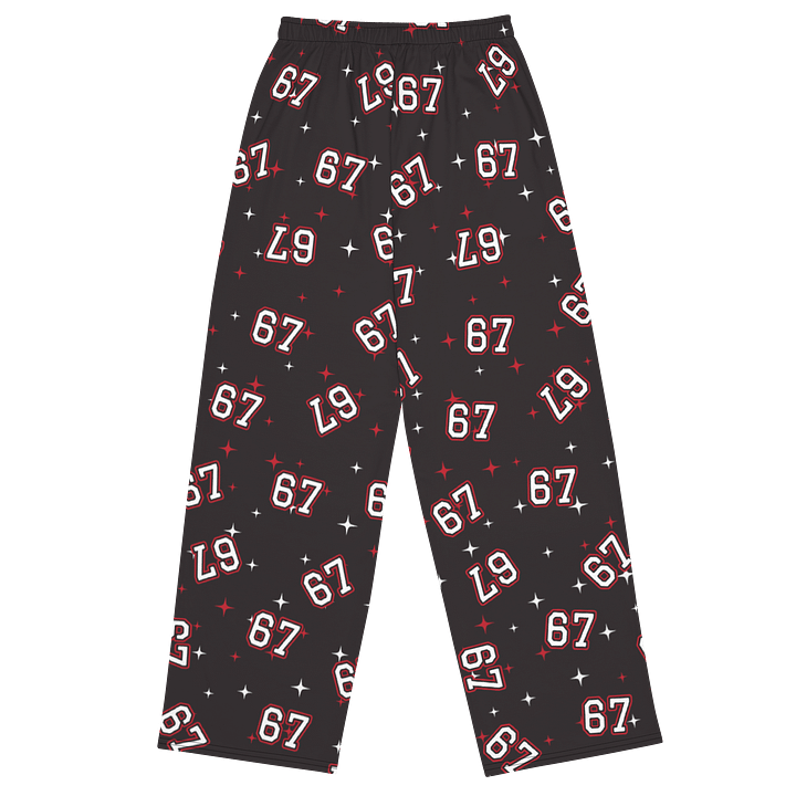 Funny Christmas Six Seven Matching Unisex Wide-Leg Pants product image (2)