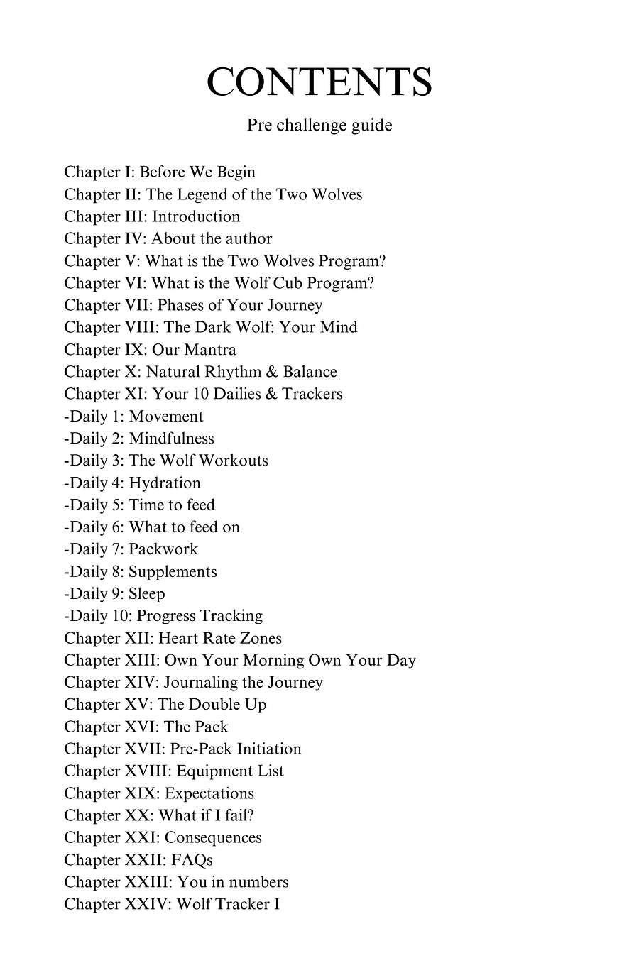 Two Wolves Collective: The Book of Cub - Your 30-Day Transformation Guide. Digital Edition. product image (8)