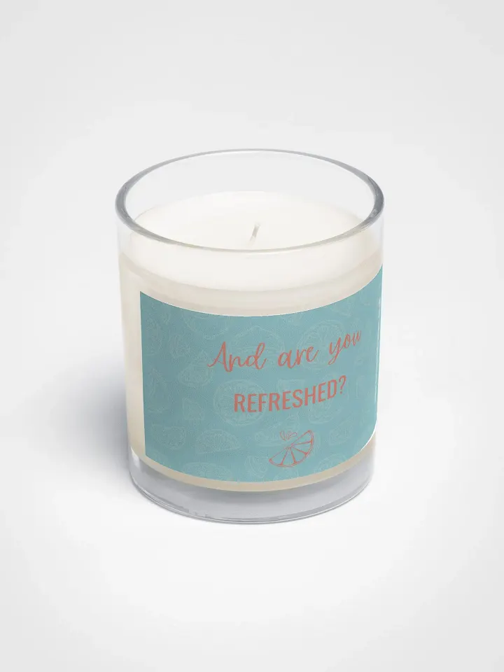 And Are You Refreshed? - Peach Candle product image (2)
