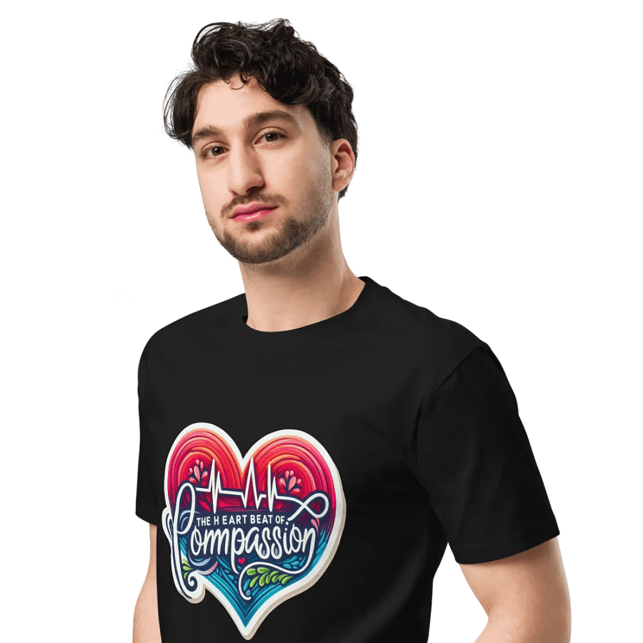 Compassionate Heartbeat EKG T-Shirt product image (7)