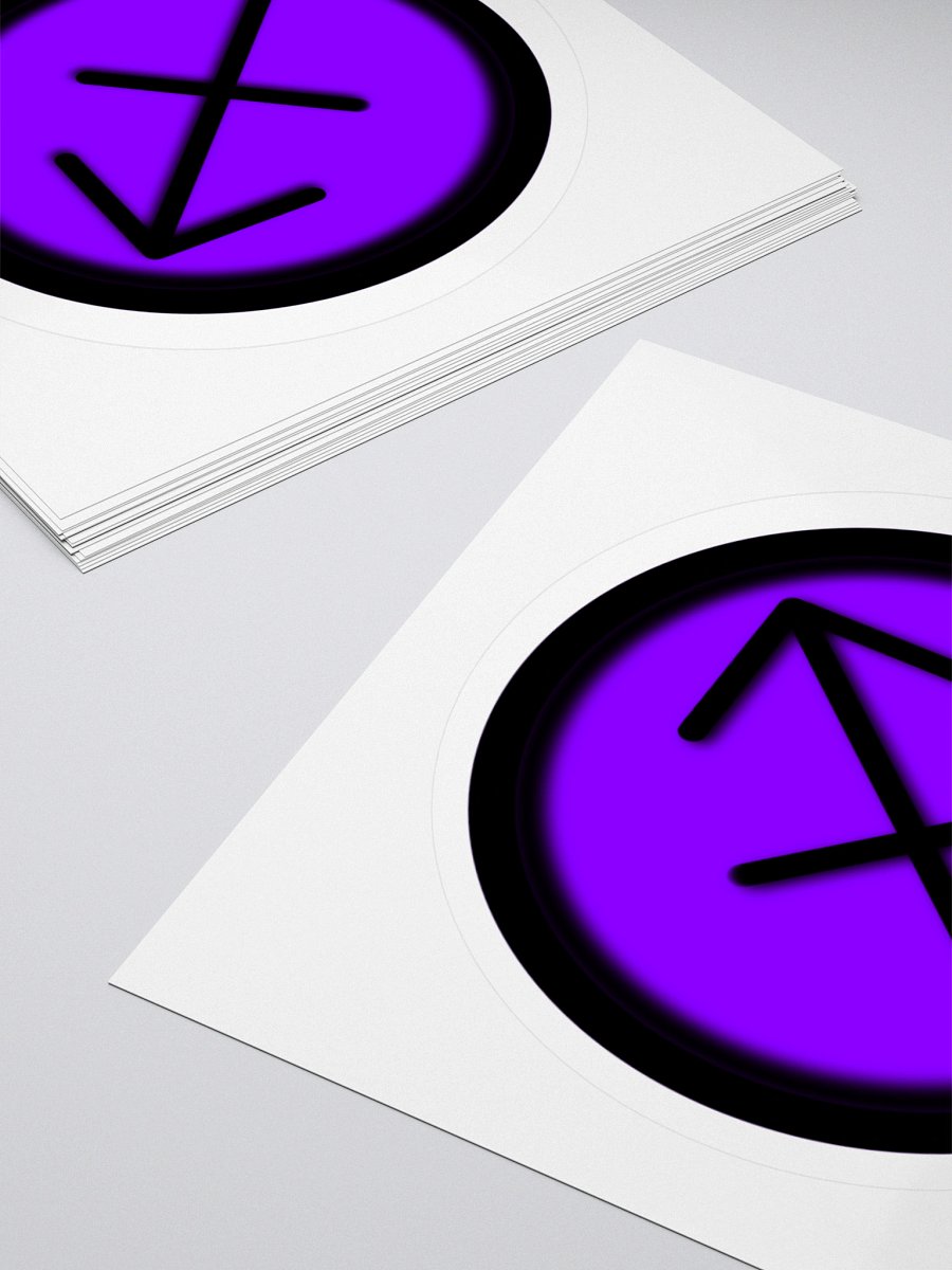 Sagittarius Glow Kiss Cut Stickers product image (11)